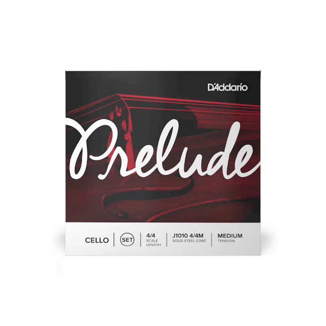 D'Addario Prelude Cello String Set 4/4 Medium Tension