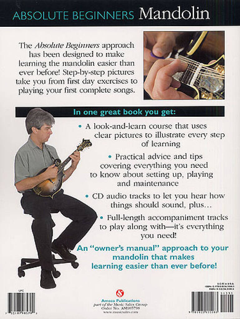 Absolute Beginners: Mandolin Book