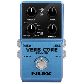 NU-X Verb Core Deluxe Multi Reverb Effects Pedal