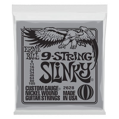 Ernie Ball 9-String Slinky Nicklel Set 9-105