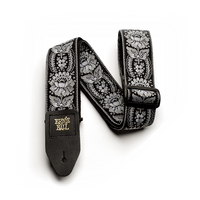 Ernie Ball Strap Jacquard Silver Olrleans