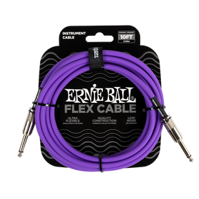 Ernie Ball Flex Instrument Cable 10ft - Purple