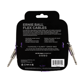 Ernie Ball Flex Instrument Cable 20ft - Blue