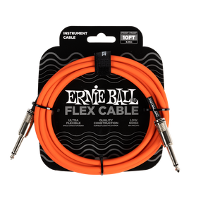 Ernie Ball Flex Instrument Cable 10ft - Orange