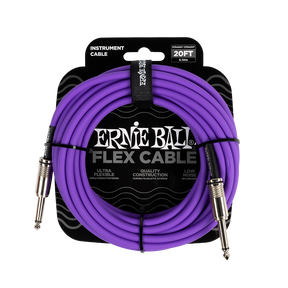 Ernie Ball Flex Instrument Cable 20ft - Purple