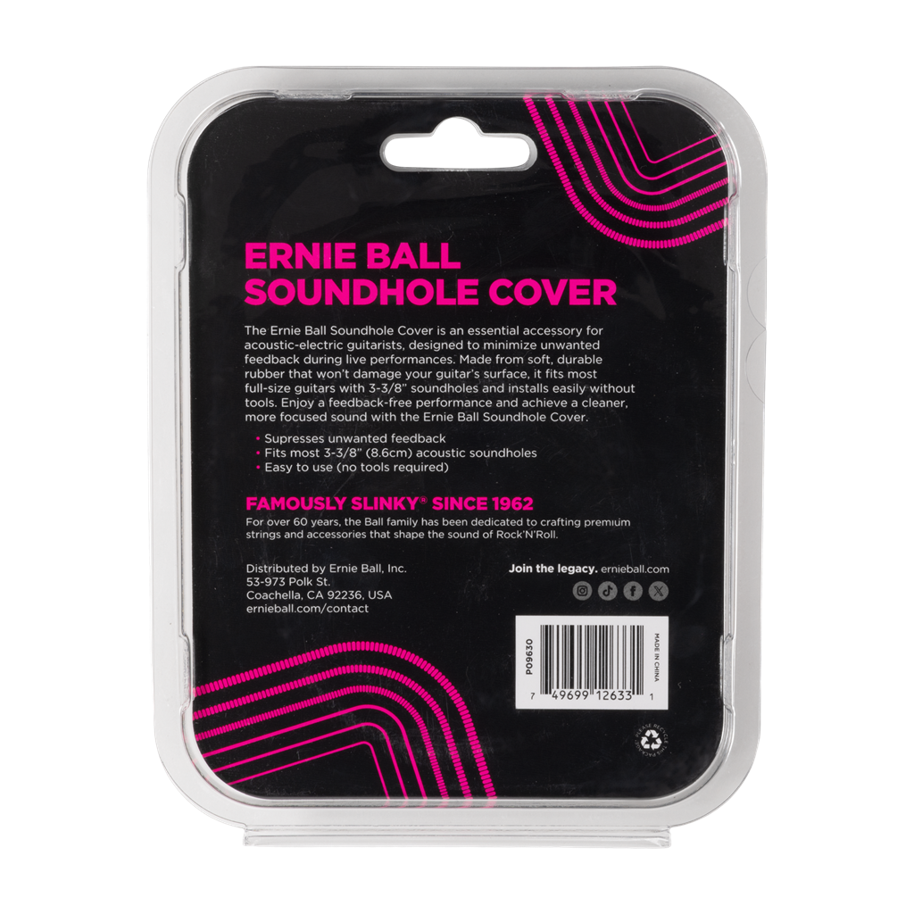 Ernie Ball Acoustic Soundhole Cover 3-3/8IN
