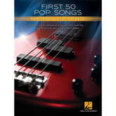 First 50 Pop Songs for Bass Guitar - Book