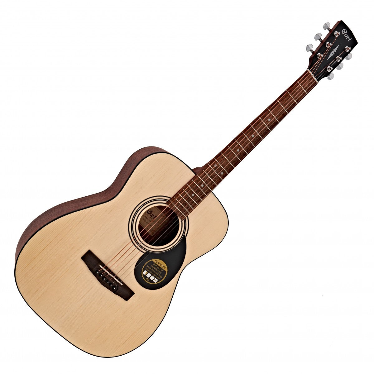 Cort AF510 Concert Acoustic Guitar - Open Pore Natural