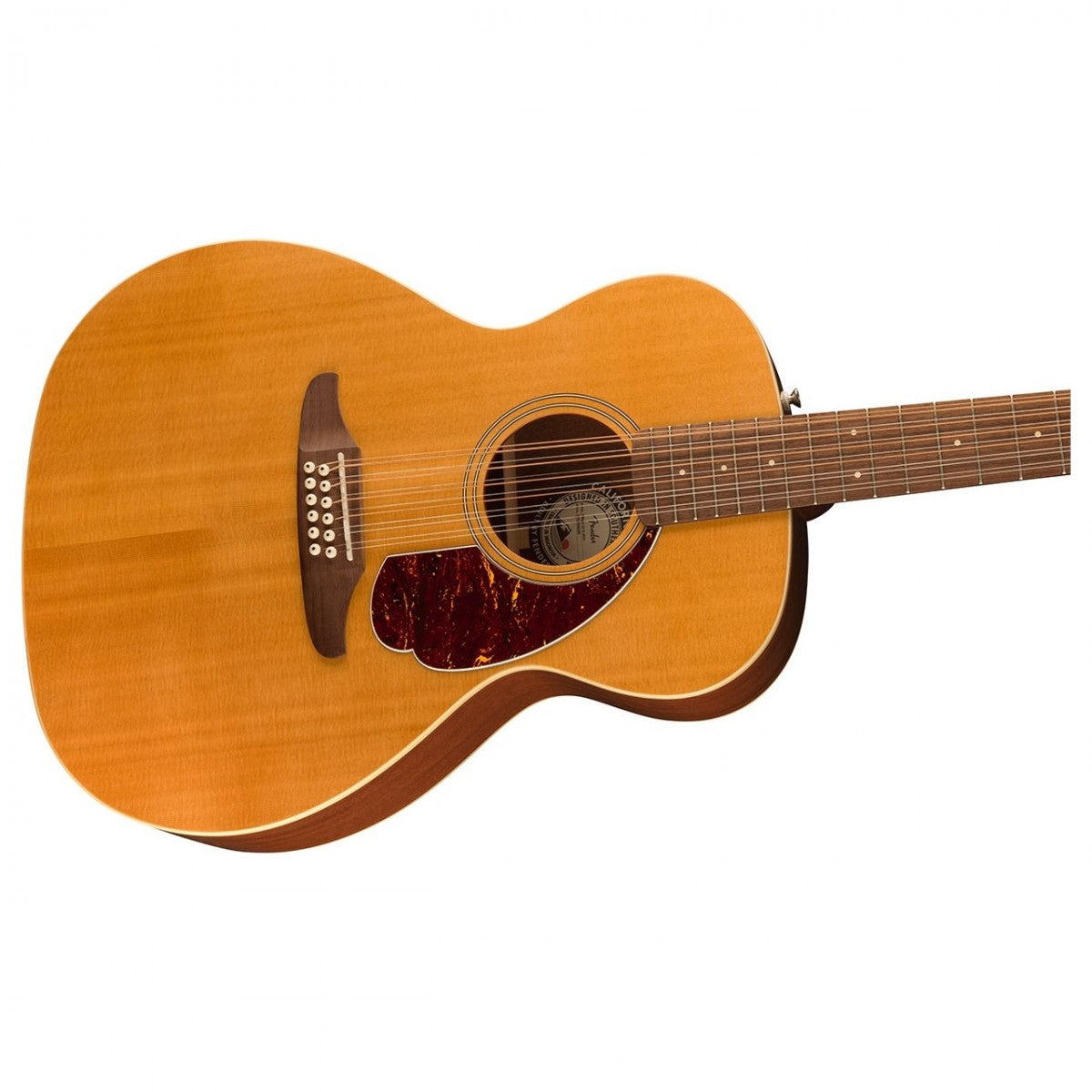 Fender Villager 12-String Electro Acoustic Guitar - Aged Natural with Gig Bag