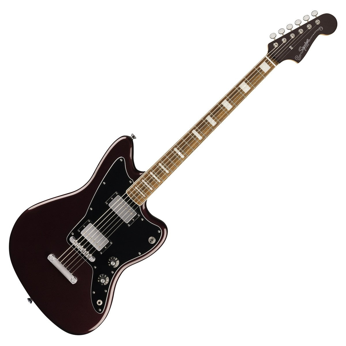 Squier Paranormal Baritone Jazzmaster HH - Oxblood