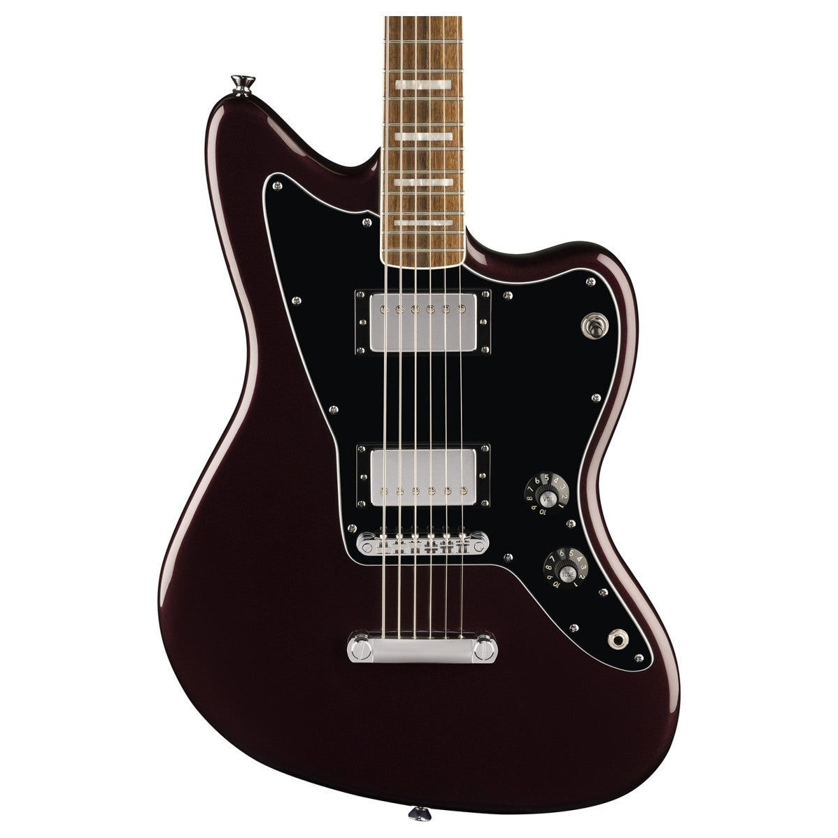 Squier Paranormal Baritone Jazzmaster HH - Oxblood
