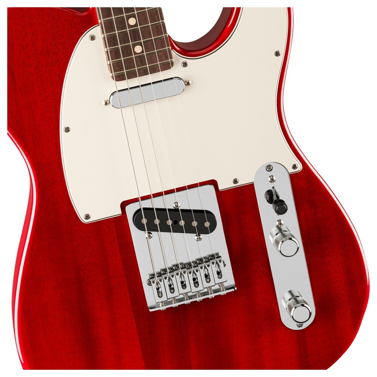 Fender Player II Telecaster Mahogany Body in Transparent Cherry - Rosewood Fingerboard