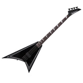Jackson X Series RRB IV Rhoads Bass Guitar - Black with White Pinstripes