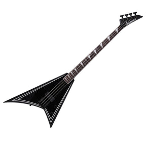 Jackson X Series RRB IV Rhoads Bass Guitar - Black with White Pinstripes