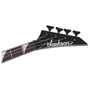 Jackson X Series RRB IV Rhoads Bass Guitar - Black with White Pinstripes