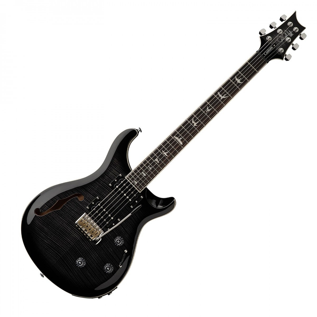 PRS SE Custom 24 Semi Hollow Piezo - Charcoal