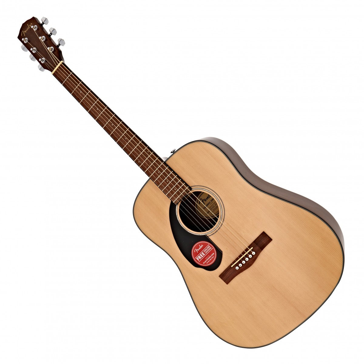 Fender CD-60S Left Handed - Solid Top - Natural