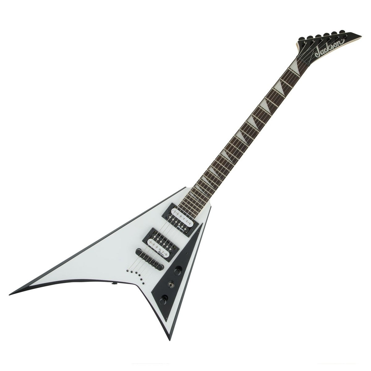 Jackson JS32T Randy Rhoads - White with Black Bevels