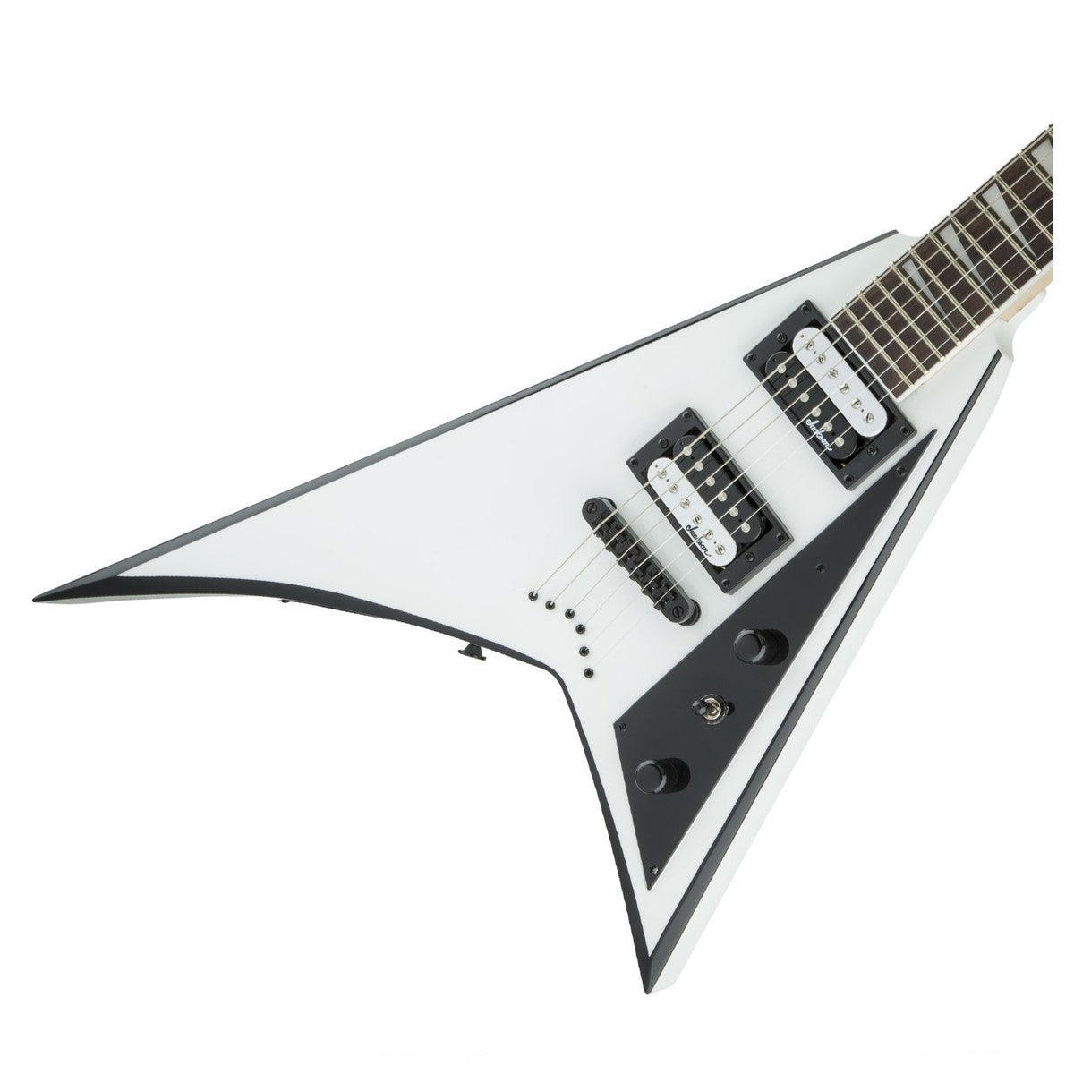 Jackson JS32T Randy Rhoads - White with Black Bevels
