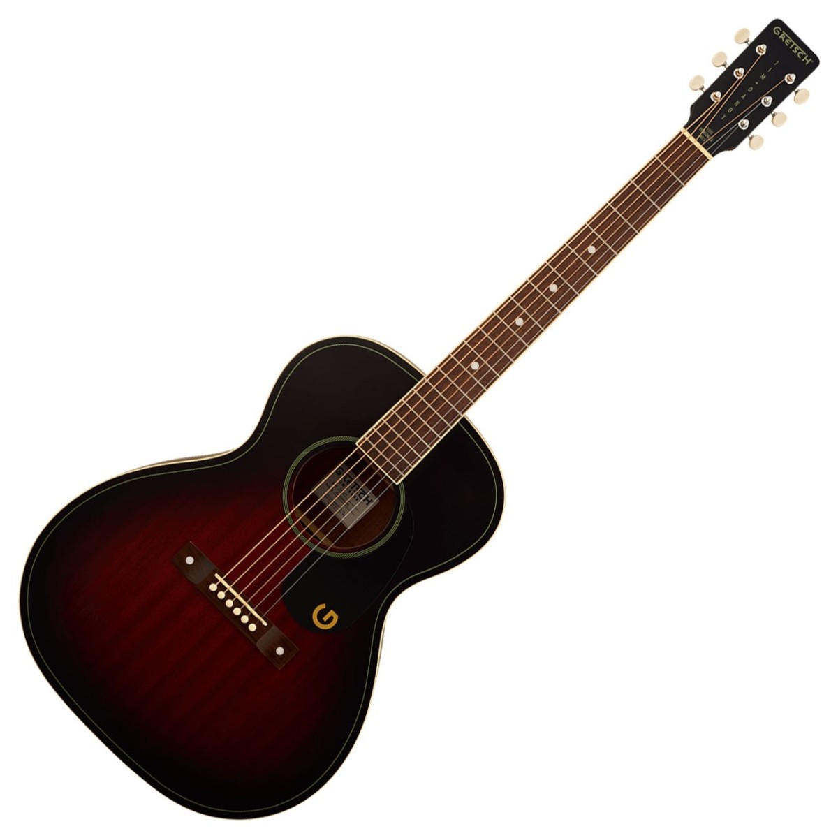 Gretsch Jim Dandy Concert Acoustic Guitar - Deep Cherry Burst