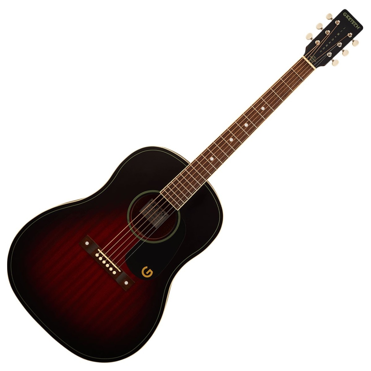 Gretsch Jim Dandy Dreadnought Acoustic Guitar - Deep Cherry Burst