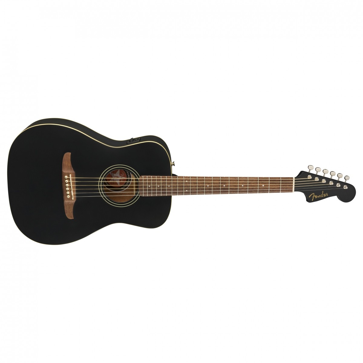 Fender Joe Strummer Campfire Acoustic Guitar - Matte Black