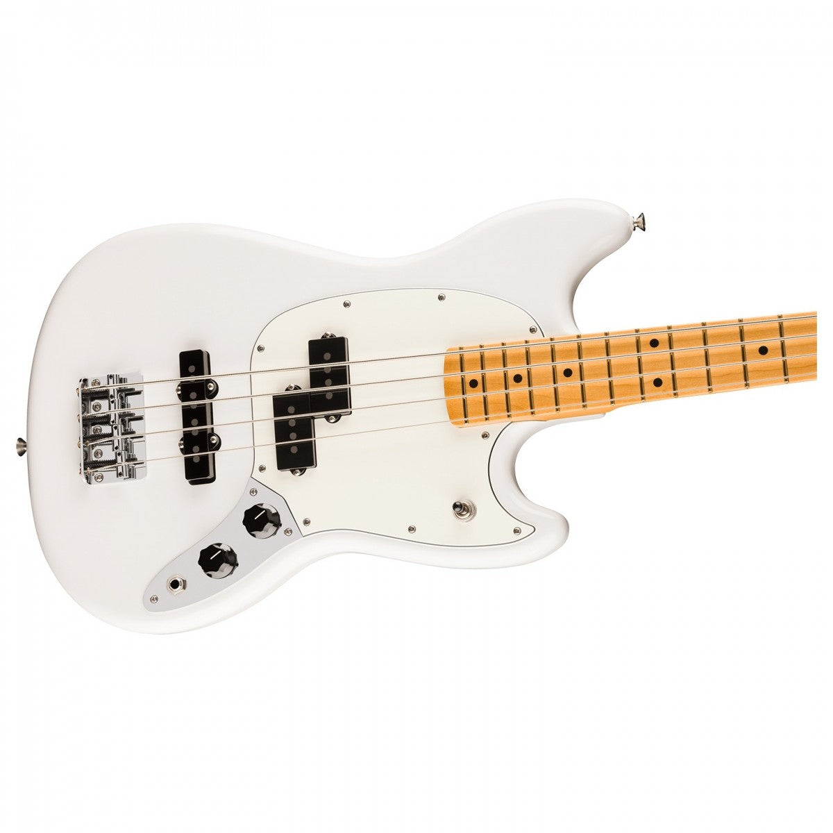 Fender Player II Mustang Bass PJ - Maple Fingerboard - Polar White