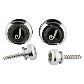 Jackson Guitar Strap Locks - Chrome