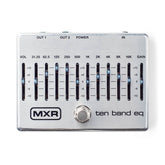 MXR M108S Ten Band EQ Effects Pedal - Silver