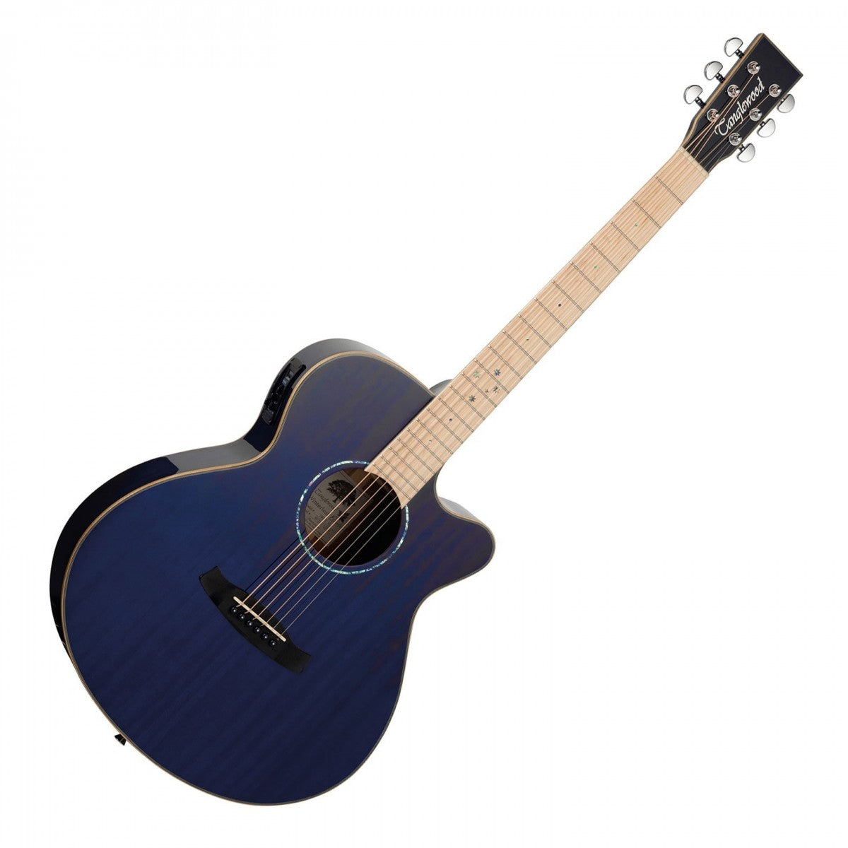Tanglewood TW4CEBLA Winterleaf Super Folk - Blue Gloss