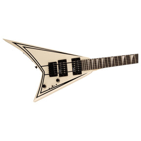 Jackson JS Series RR Minion JS1XM - Amaranth Fingerboard - Snow White with Black Pin Stripes