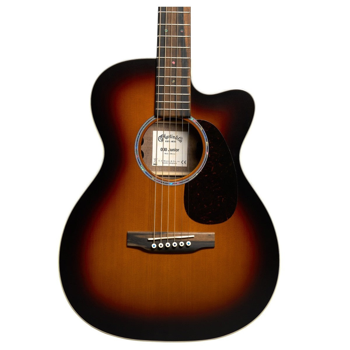 Martin 000C Junior Electro Acoustic Guitar - Walnut Burst