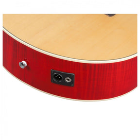 Ibanez AE170, Natural Top Transparent Red Back and Sides