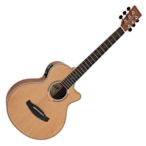 Tanglewood DBT-TCE-BW Travel Electro Acoustic Guitar - Black Walnut