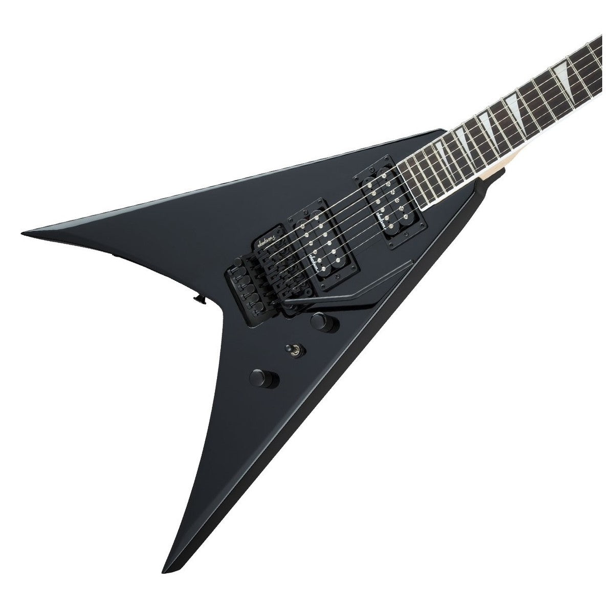 Jackson JS Series King V JS32 - Amaranth Fingerboard - Black with White Bevels