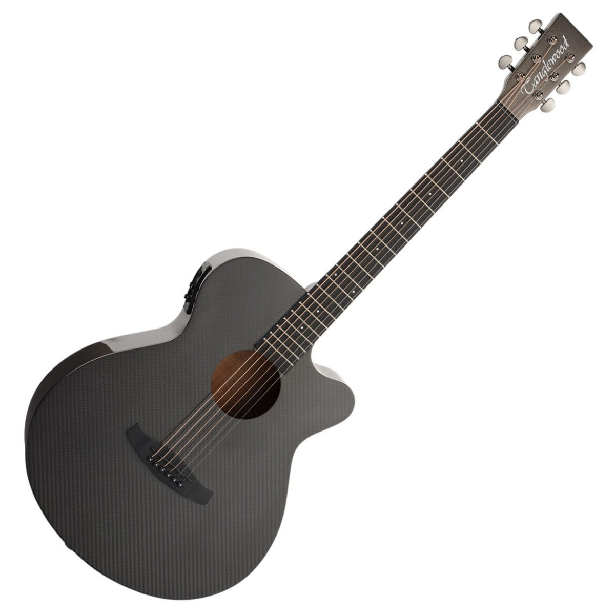 Tanglewood Winterleaf TW4CECBN Super Folk Electro Acoustic Guitar - Carbon Fibre
