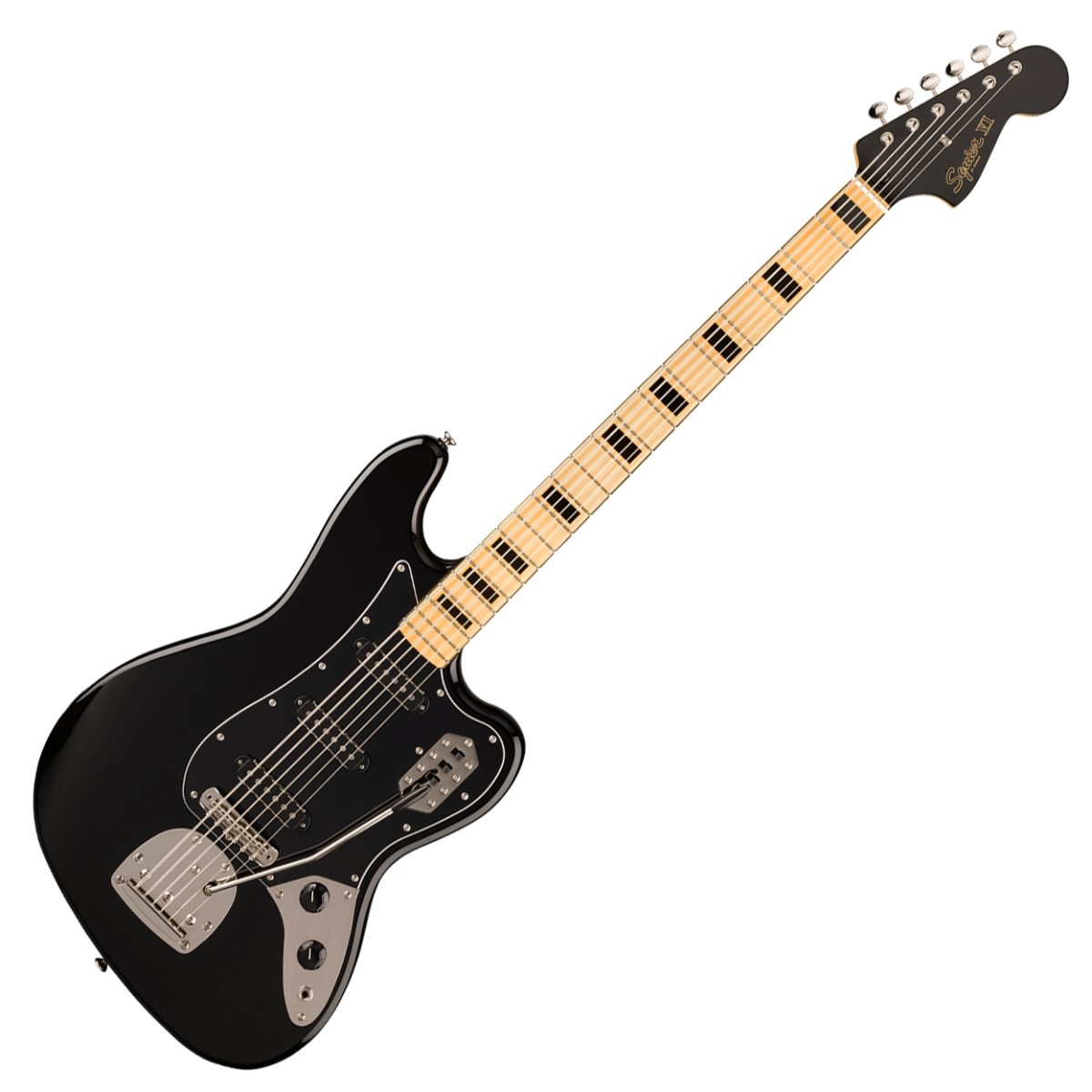 Squier Limited Edition Classic Vibe Bass VI - Maple Fingerboard - Matching Headstock - Black