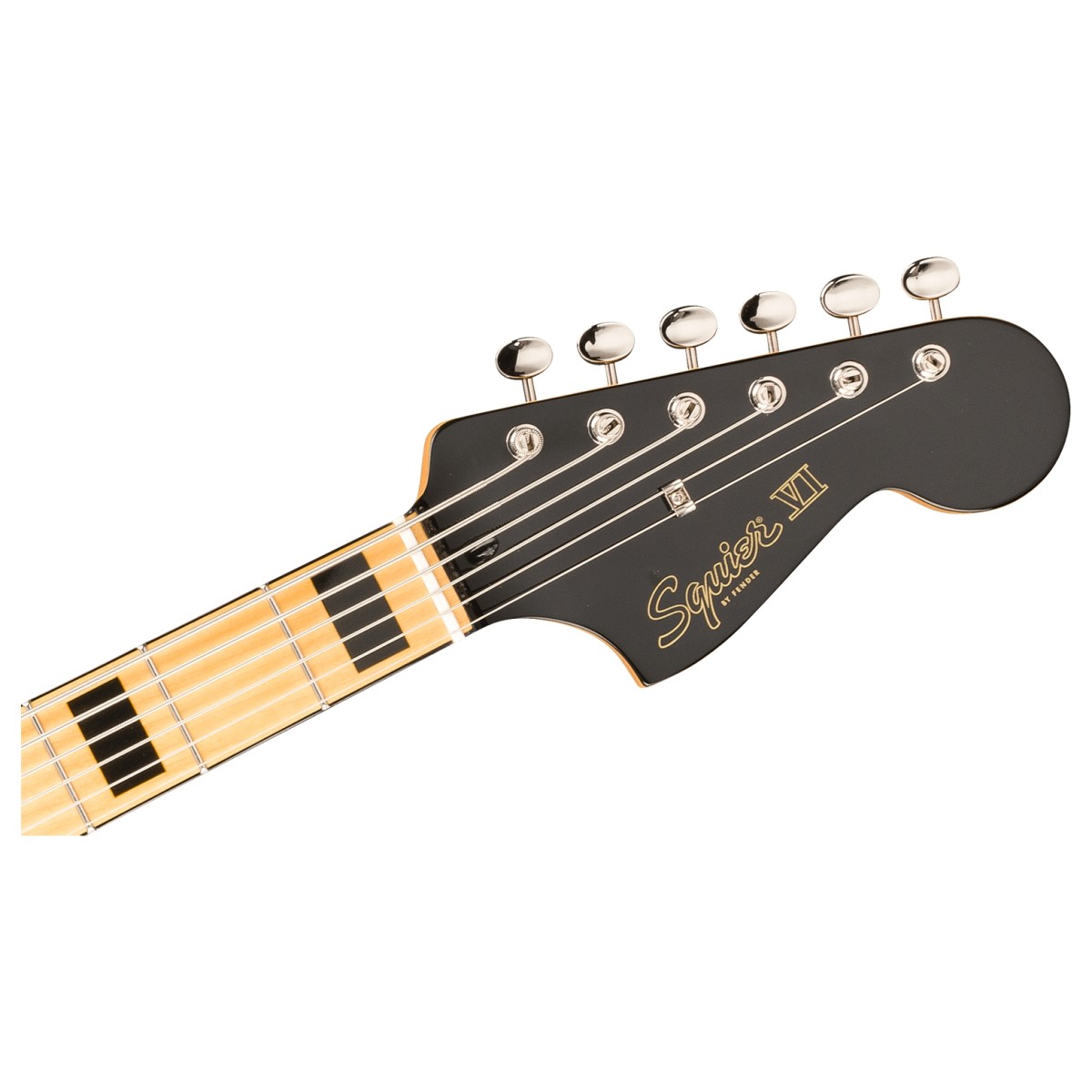 Squier Limited Edition Classic Vibe Bass VI - Maple Fingerboard - Matching Headstock - Black