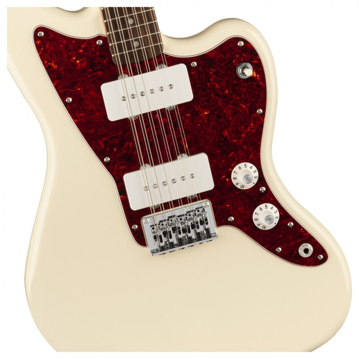 Squier Paranormal Jazzmaster XII 12-String Electric Guitar - Olympic White