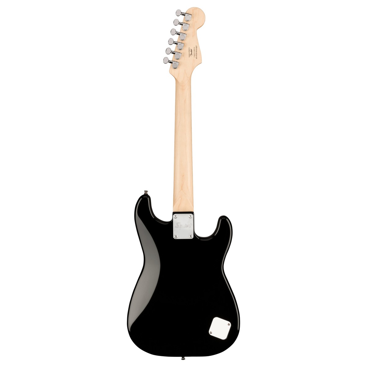 Squier Mini Stratocaster Left-Handed - Laurel Fingerboard - White Pickguard - Black