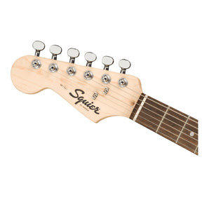 Squier Mini Stratocaster Left-Handed - Laurel Fingerboard - White Pickguard - Black