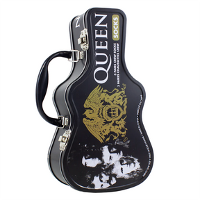 PERRI'S SOCKS - QUEEN - 3-PAIR GUITAR TIN
