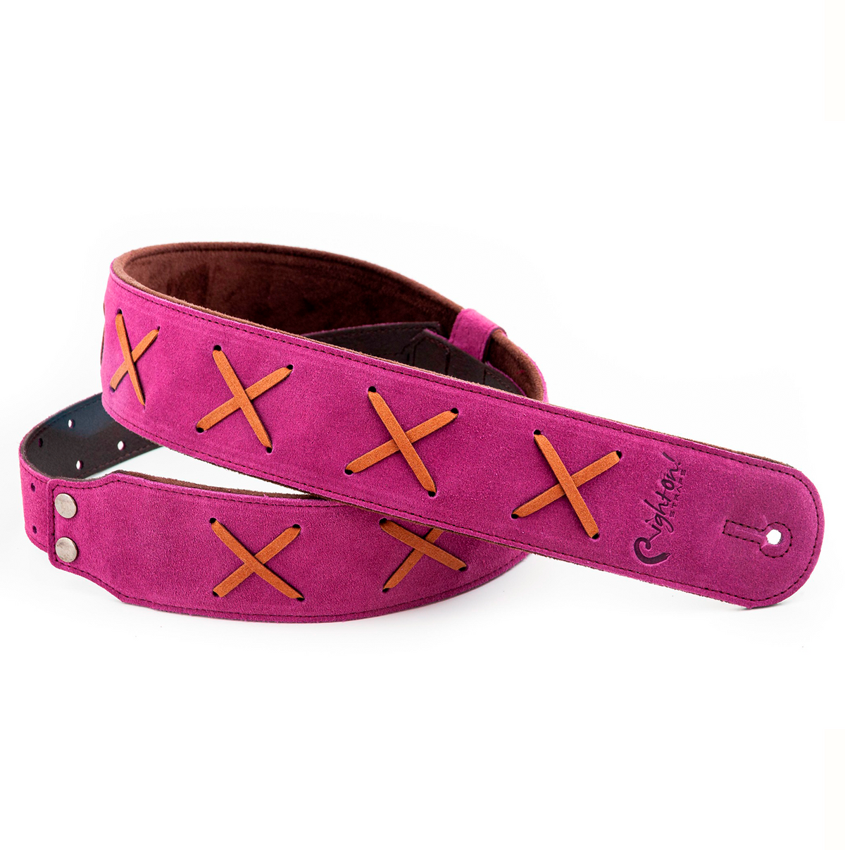 Right On Legend David Gilmour Purple Guitar Strap