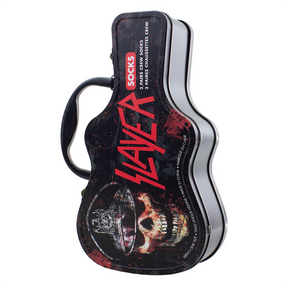 PERRI'S SOCKS - SLAYER - 3-PAIR GUITAR TIN