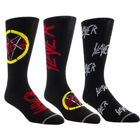 PERRI'S SOCKS - SLAYER - 3-PAIR GUITAR TIN