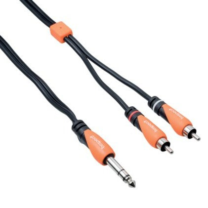 Bespeco SLYSRM300 3 m 1 Stereo Jack to 2 RCA Male Interlink Cable