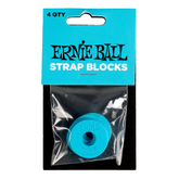 Ernie Ball Strap Blocks Blue - 4 Pack