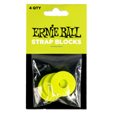Ernie Ball Strap Blocks Green - 4 Pack
