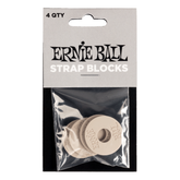 Ernie Ball Strap Blocks Grey - 4 Pack