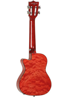 Tanglewood Tiare TWT25E Concert Cut Electro-Ukulele - Red Quilted Maple